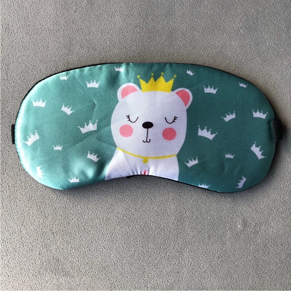 Princess Polar Bear Sleep Mask ~ Brand New!